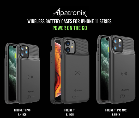 Battery charging charger case for iPhone 11, iPhone 11 pro, iPhone 11 pro max