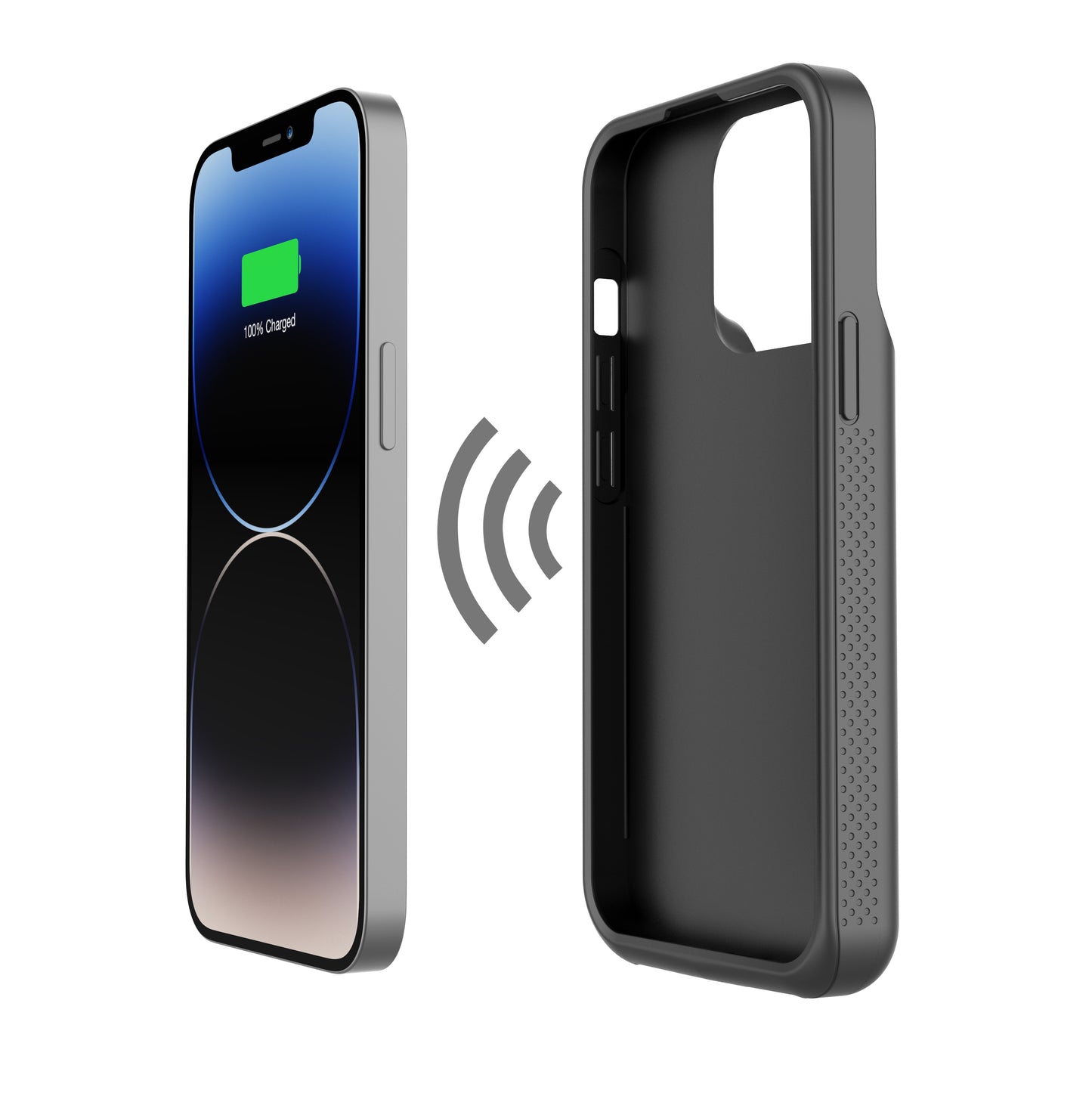 Battery Case for iPhone 15 Pro Max, 15 Plus, 14 Pro Max, 14 Plus, 13 Pro Max, and 12 Pro Max, 7000mAh Wireless Charging Case with 15W Fast Charging Power Bank (BX15PMW)