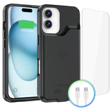 Battery Case for iPhone 16/16e with Wireless Charging (BX16)