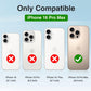 Battery Case for iPhone 16 Pro Max with Wireless Charging (BX16 Pro Max)