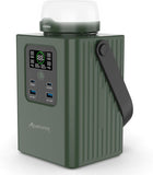 Alpatronix PX700 Camping Portable Power Station 198.4Wh (62000mAh), 100W Fast Charging Power Bank with Detachable LED Lights, Outdoor Generator with LifePO4 Battery for Home Backup, Travel & Emergencies.