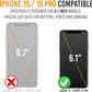 Battery Case for iPhone 15 /15 Pro with Wireless Charging Output (BX15W)