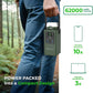 Alpatronix PX700 Camping Portable Power Station 198.4Wh (62000mAh), 100W Fast Charging Power Bank with Detachable LED Lights, Outdoor Generator with LifePO4 Battery for Home Backup, Travel & Emergencies.