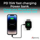 Battery Case for iPhone 15 /15 Pro with Wireless Charging Output (BX15W)