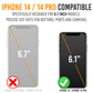Refurbished Battery Case for iPhone 14/14 Pro with Wireless Charge