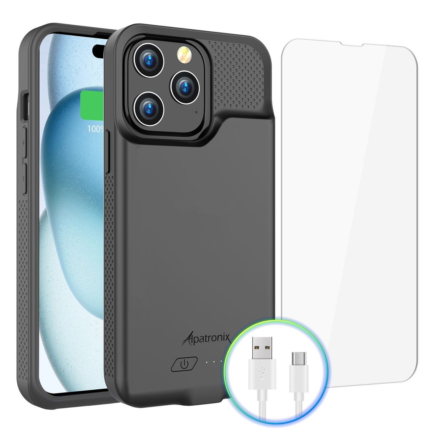 Battery Case - iPhone 15 Pro Max/15 Plus Wireless Charging Battery Case - iPhone 15 Pro Max/15 Plus Wireless Charging