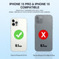 Battery Case for iPhone 15/15 Pro with Wireless Charging (BX15)